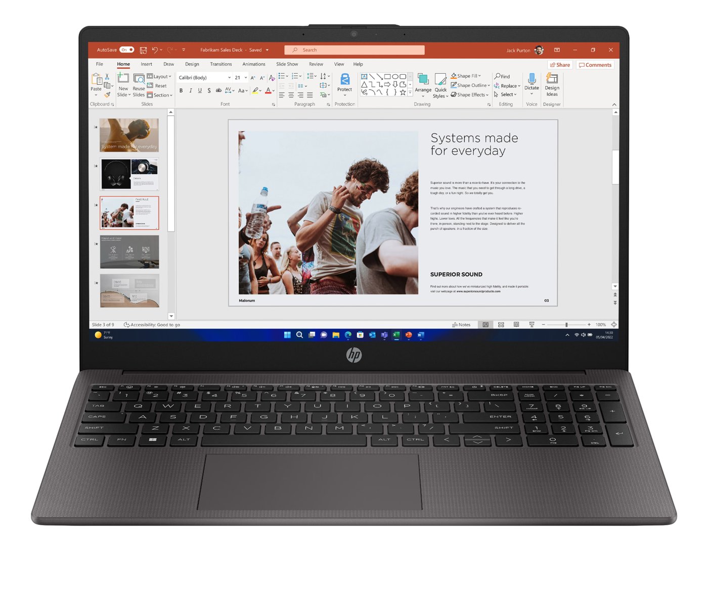HP 255 G10 Ryzen 3 / 8 GB / 256 GB SSD / 15,6"